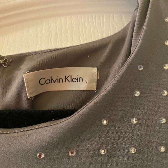 Calvin Klein Grey diamond studded dress - Picture 4 of 4